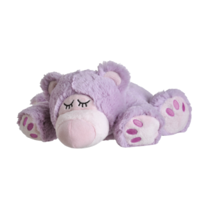 WARMIES Beddy Bear sleepy bear lila herausneh.